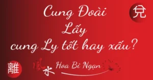 Chồng cung Đoài lấy vợ cung Ly