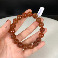 Vòng Tay Thạch Anh Tóc Đỏ 12 Ly Mẫu 2